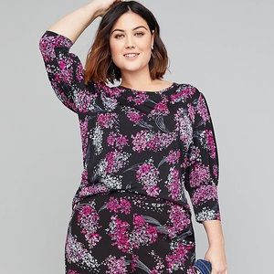NWT Lane Bryant floral top size 18